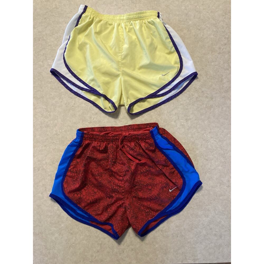 Lot of 2 Nike Dri-Fit Brief Lined Running Shorts Women’s Size Small